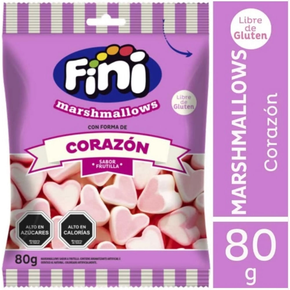 Marshmallow fini corazón 80g