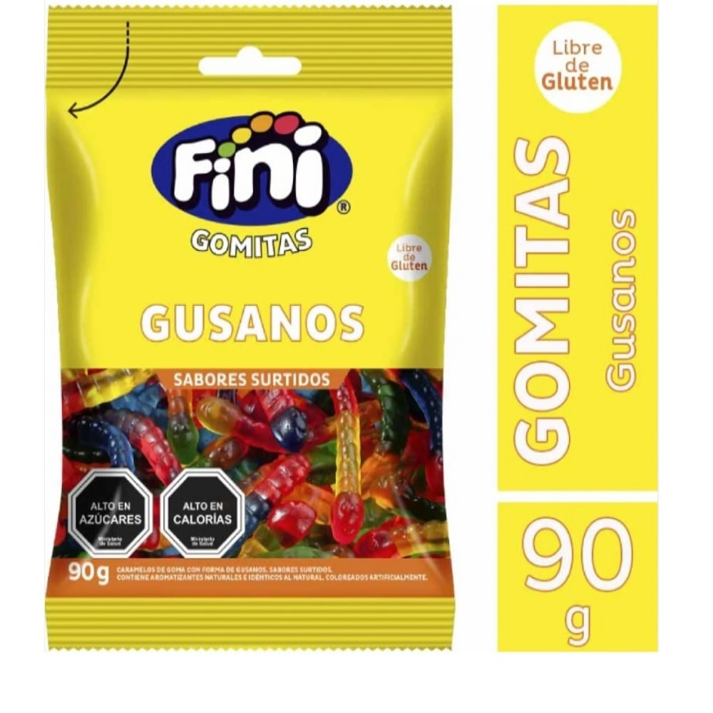 Gomitas fini gusano dulce 80g