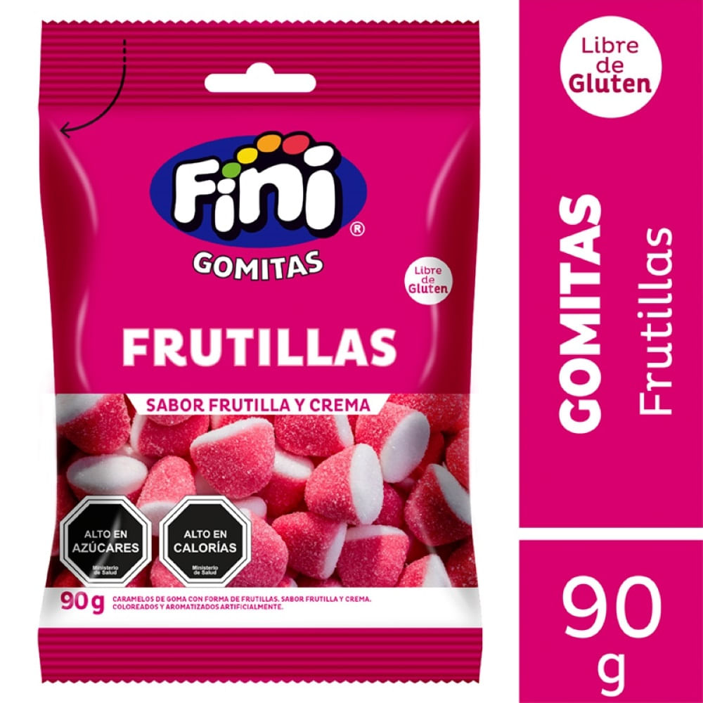 Gomitas Fini frutillas y crema 90 g