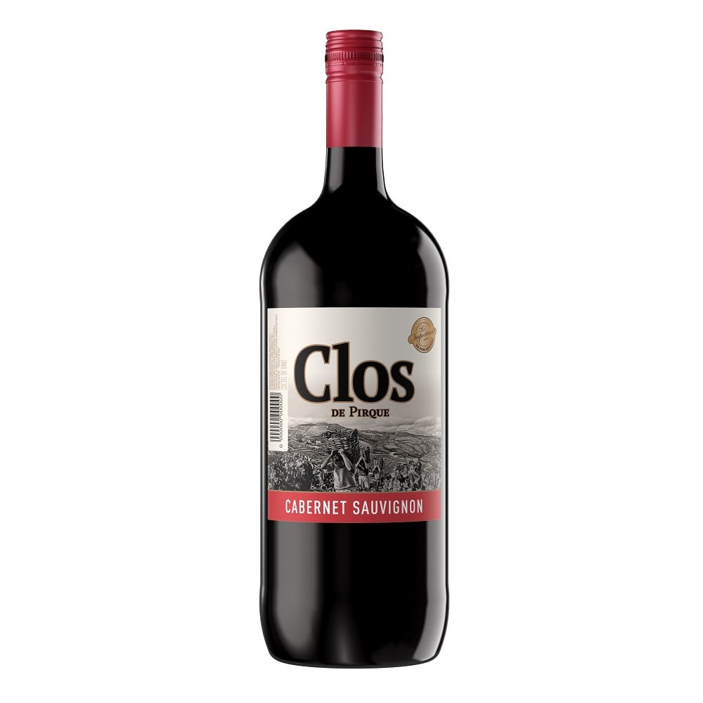 Vino Clos de Pirque cabernet sauvignon syrah botellón 1.5 L