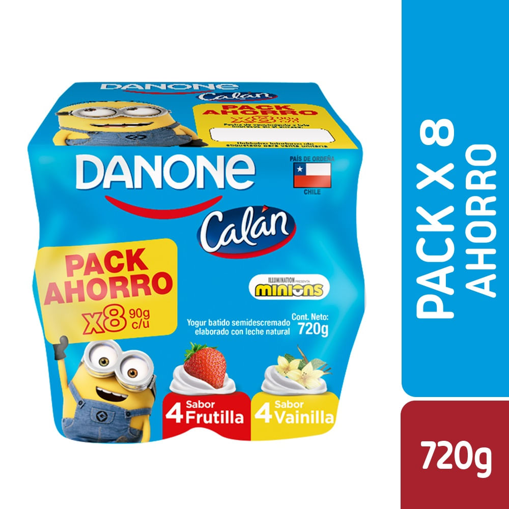 Yoghurt Calán sabores surtidos 8 un de 90 g