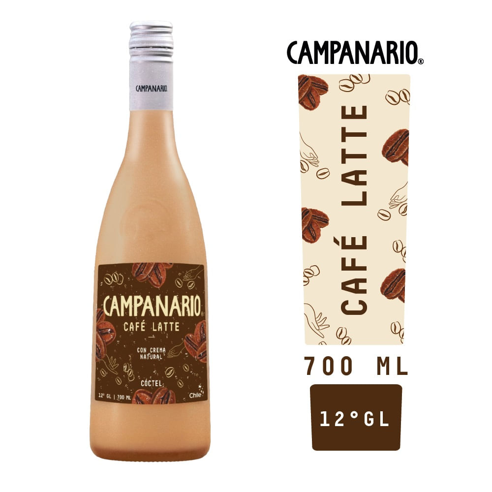 Cóctel Campanario café latte 700 cc
