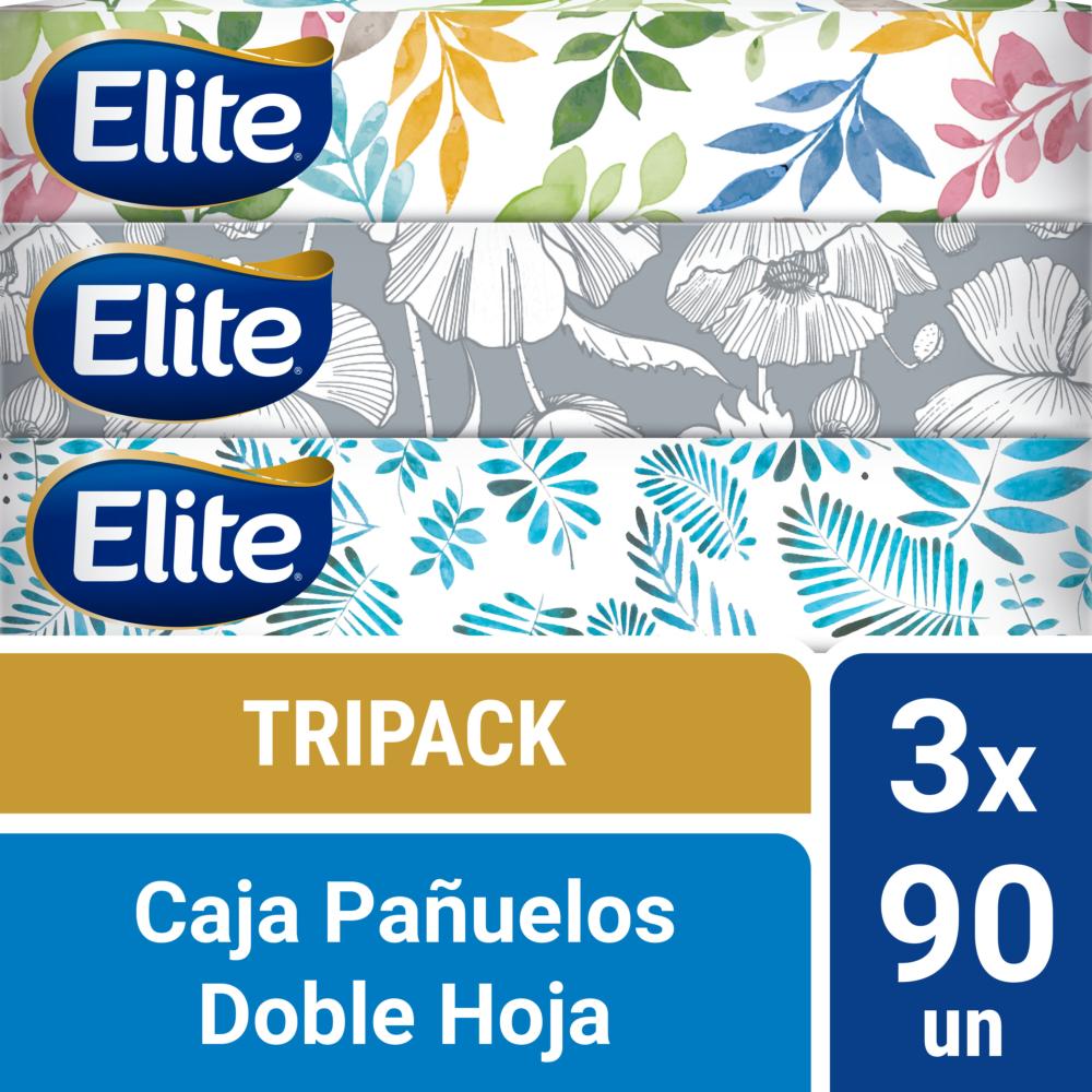 Pañuelos facial Elite 90 un pack de 3 Pañuelos facial Elite 90 un pack de 3