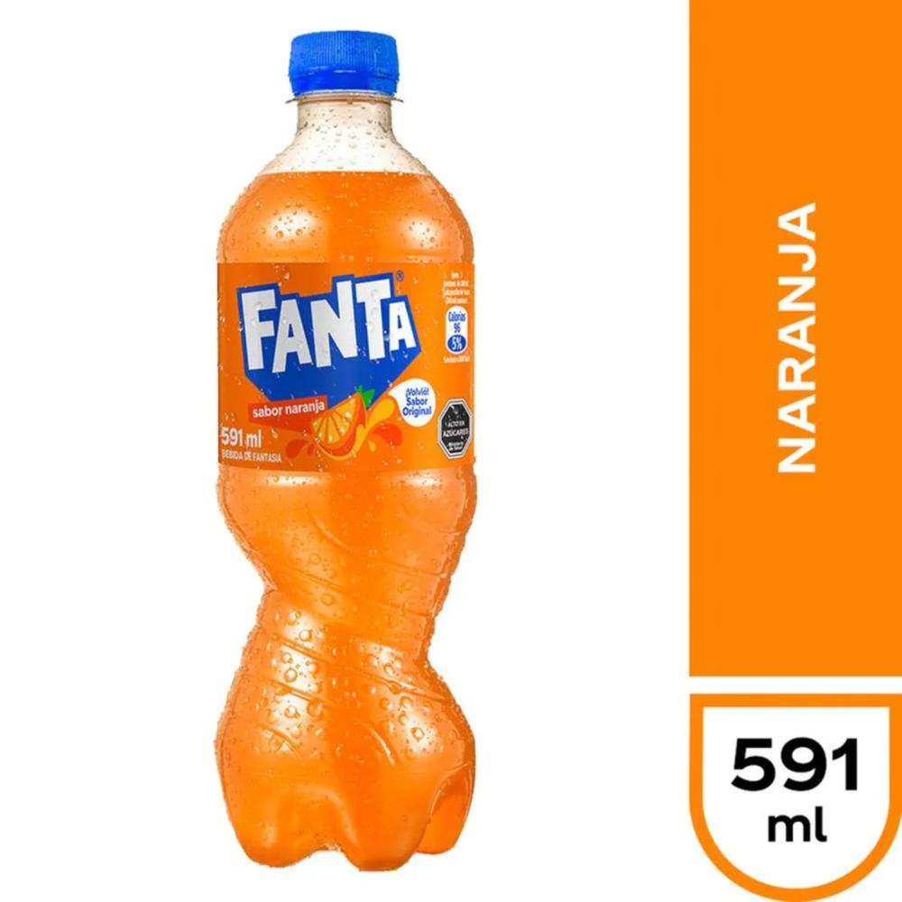 FANTA NARANJA FULL SUGAR 591 ML PET