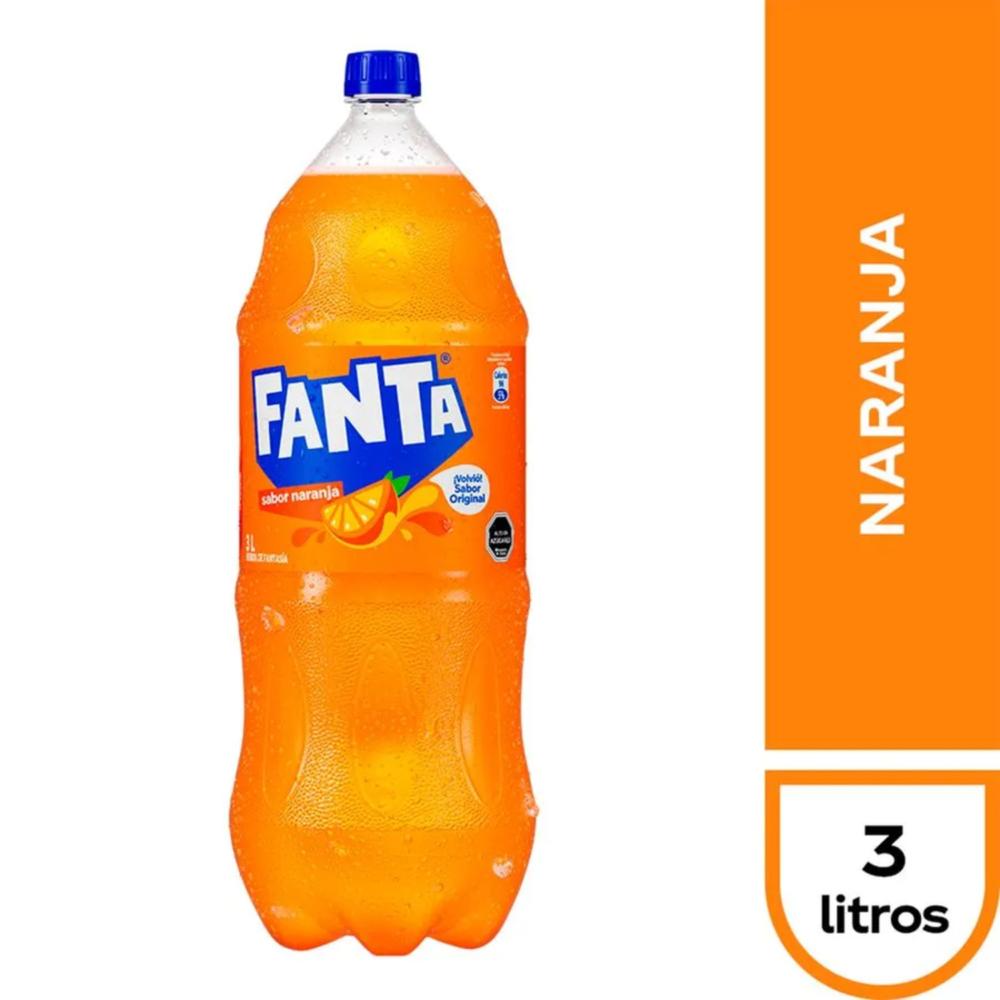 FANTA NARANJA FULL SUGAR 3 LT PET