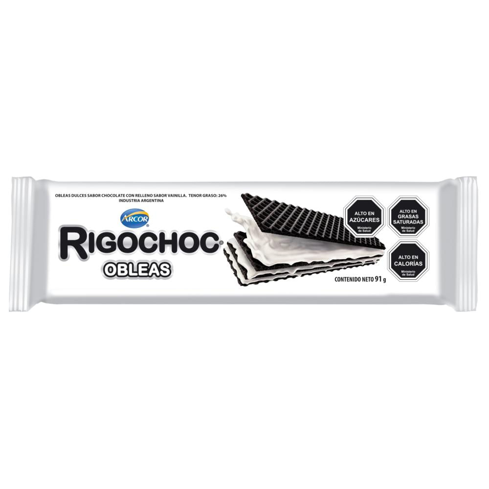 Galletas Rigochoc obleas vainilla 91 g