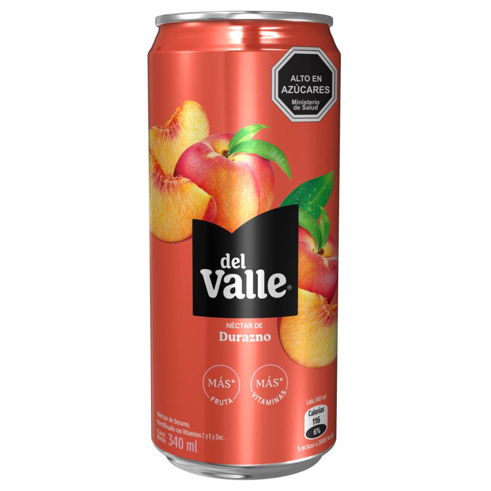 Néctar del Valle sabor durazno lata 340 ml