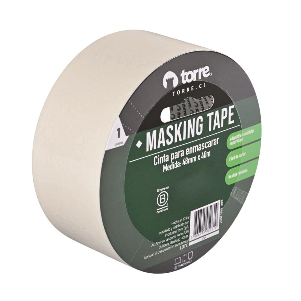 Cinta masking tape Torre 48 mm x 40 m