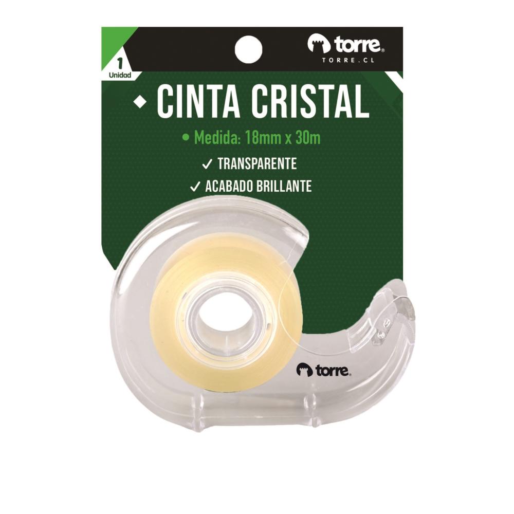 Cinta cristal Torre con dispensador 18 mm x 30 m