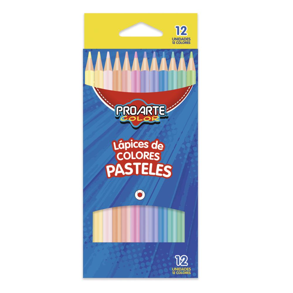 Lápices de colores Proarte pasteles 12 un