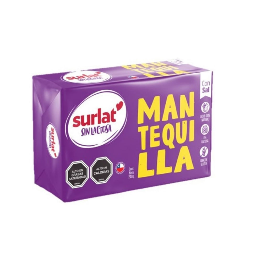 Mantequilla Surlat sin lactosa 200 g