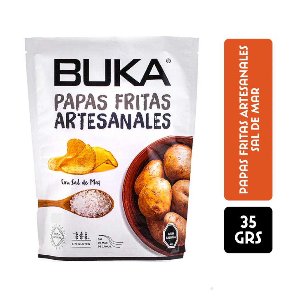 Papas fritas Buka con sal de mar 35 g Papas fritas Buka con sal de mar 35 g