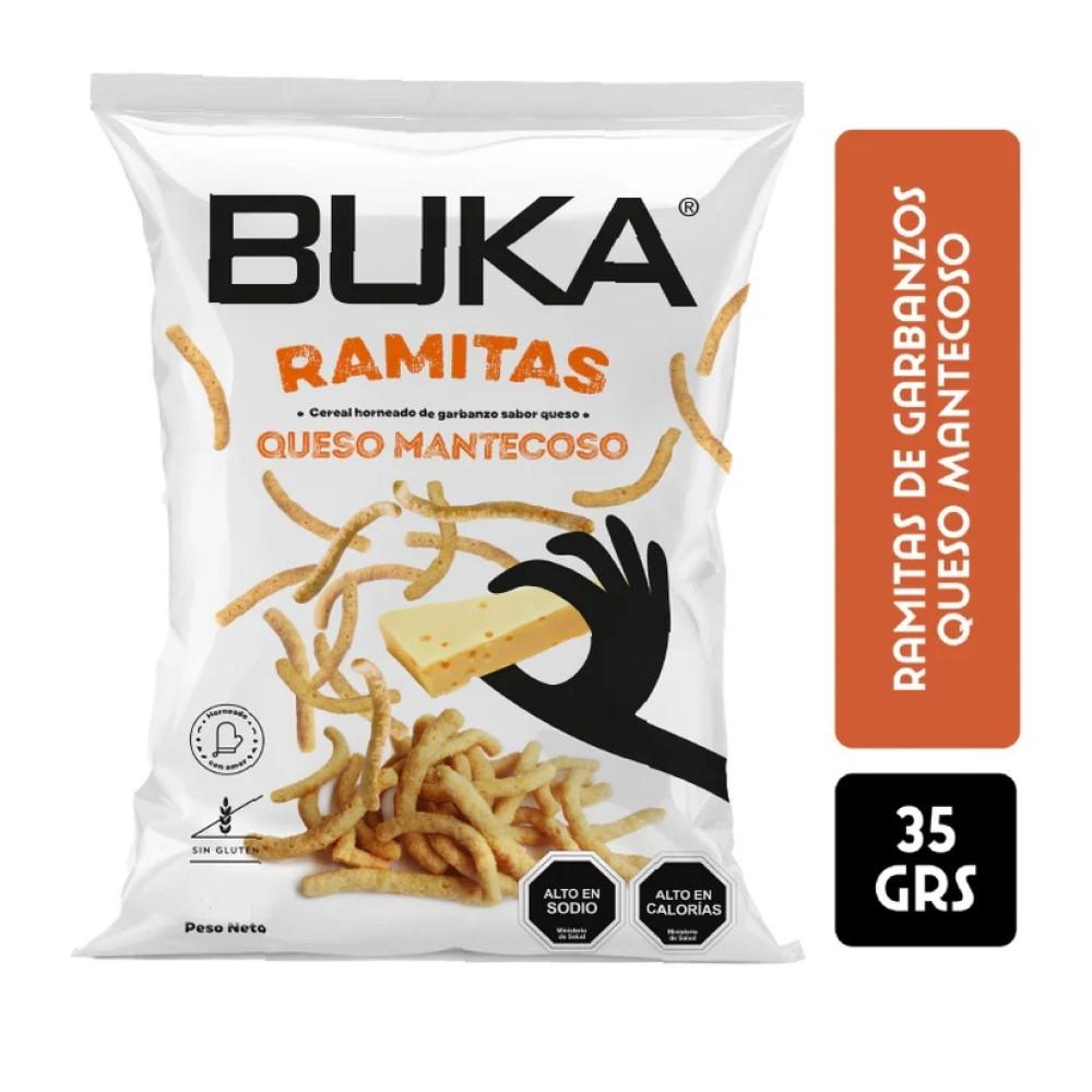 Ramitas garbanzos Buka queso mantecoso 35 g
