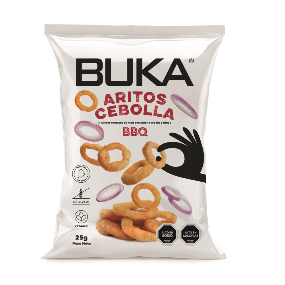 Aritos de cebolla Buka barbecue 25 g