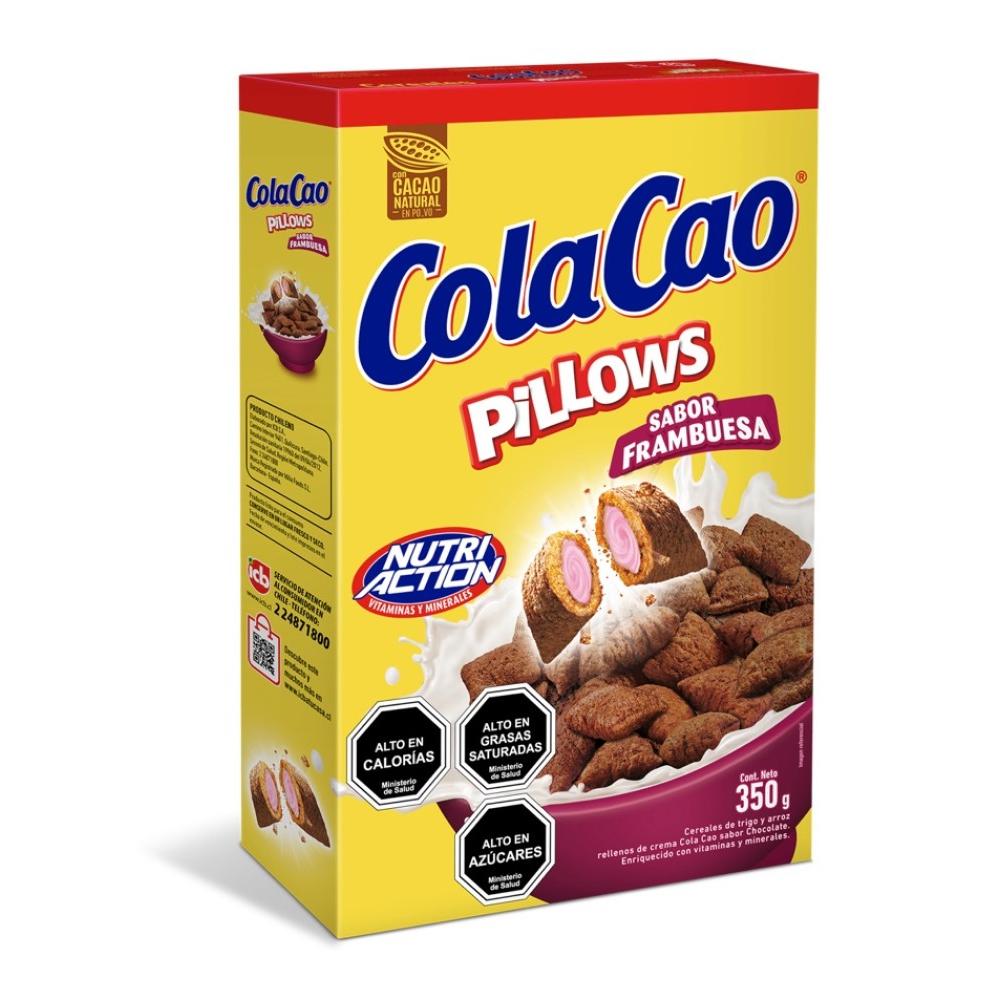 Cereal pillows Cola Cao frambuesa 350 g Cereal pillows Cola Cao frambuesa 350 g