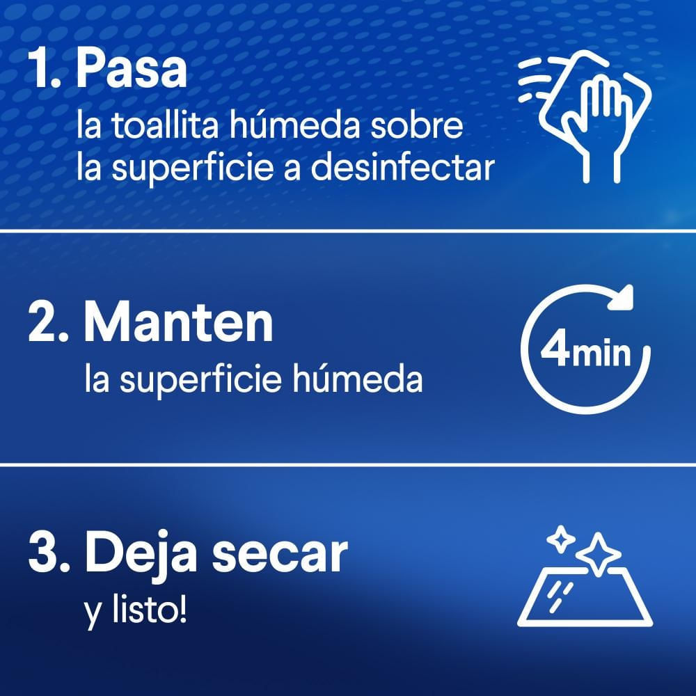 Toallitas desinfectantes Clorox expert 80 un Toallitas desinfectantes Clorox expert 80 un