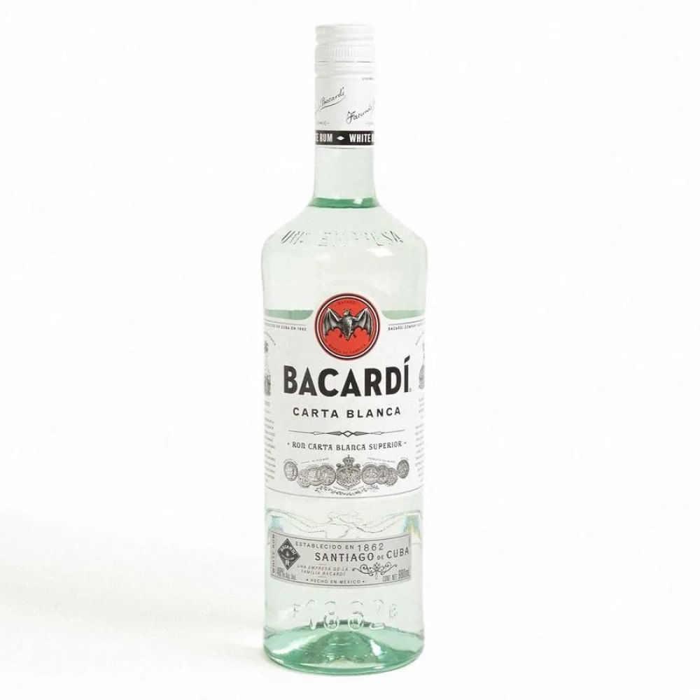 Ron blanco Bacardi superior botella 980 cc