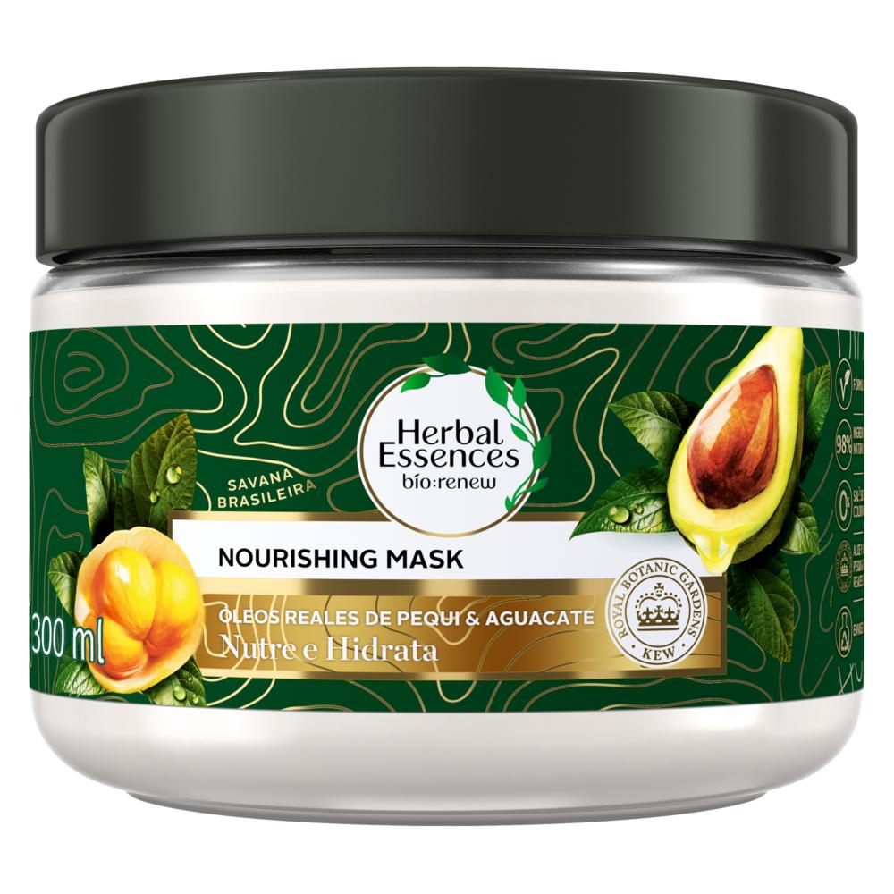 Máscara capilar Herbal Essences pequi & aguacate pote 300 ml