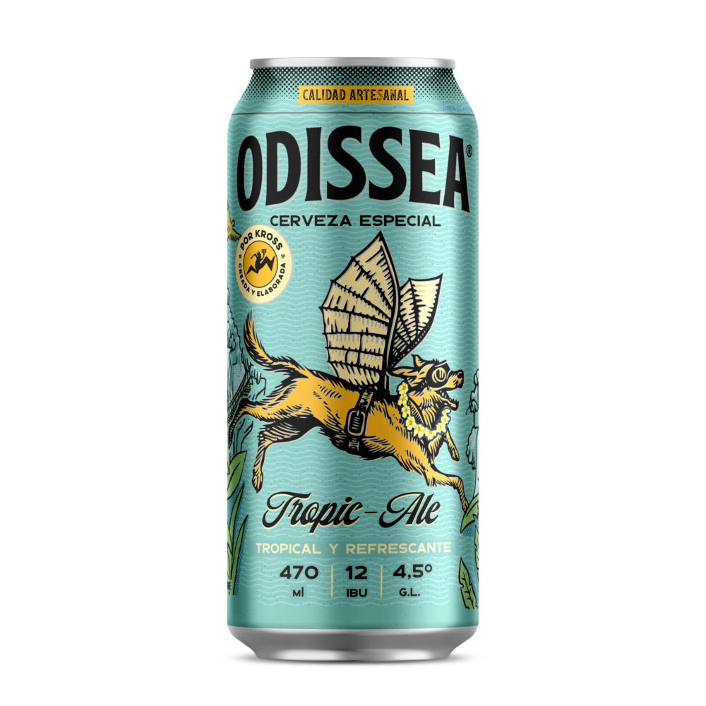 Cerveza Odissea tropic ale lata 470 cc