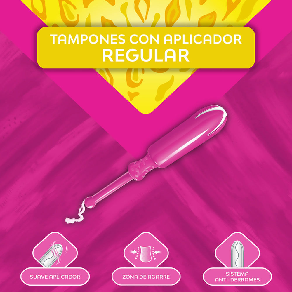 Tampones Nosotras regular con aplicador 8 un Tampones Nosotras regular con aplicador 8 un