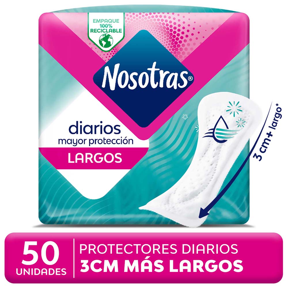 Protector diario Nosotras largos 50 un