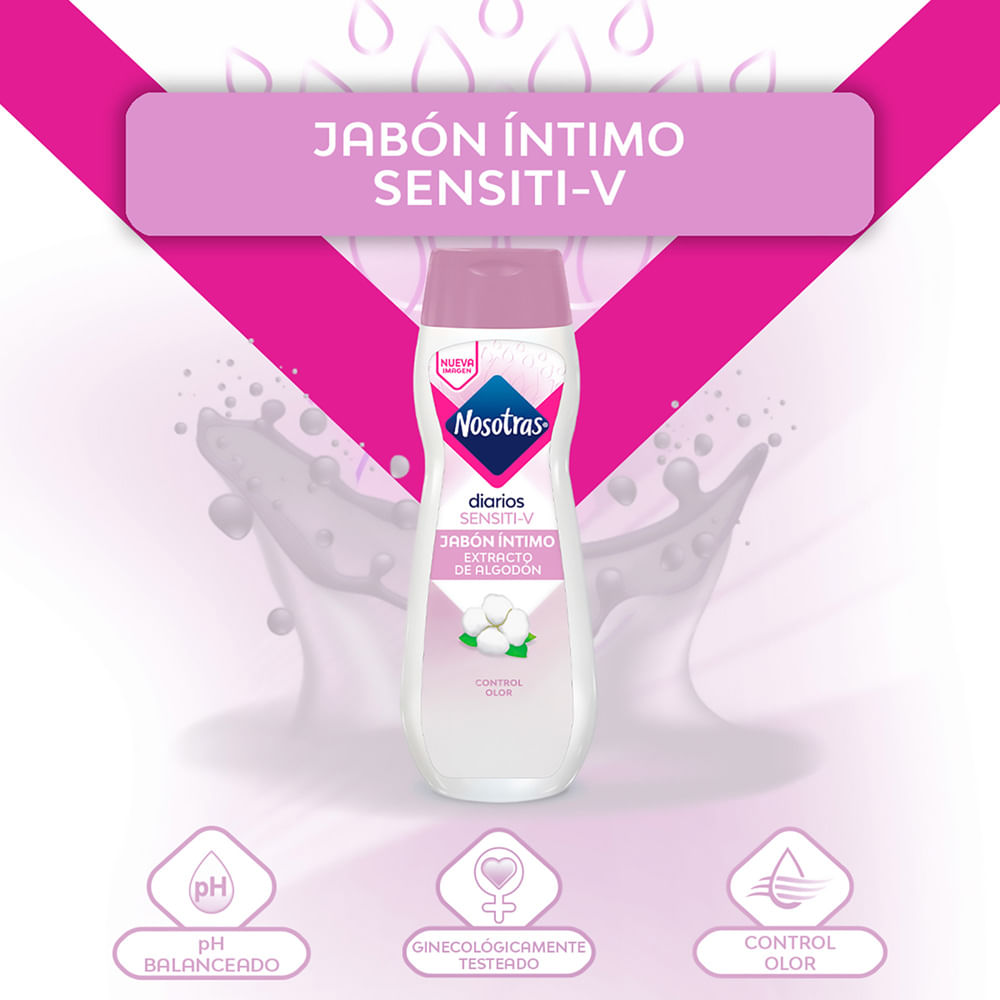 Jabón íntimo Nosotras sensitiv 200 ml Jabón íntimo Nosotras sensitiv 200 ml
