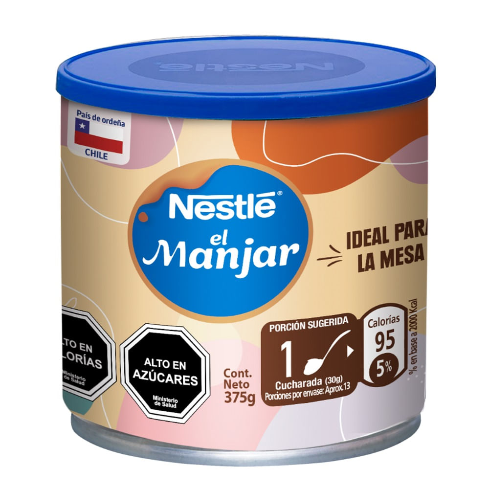 Manjar Nestlé con tapa lata 375 g Manjar Nestlé con tapa lata 375 g