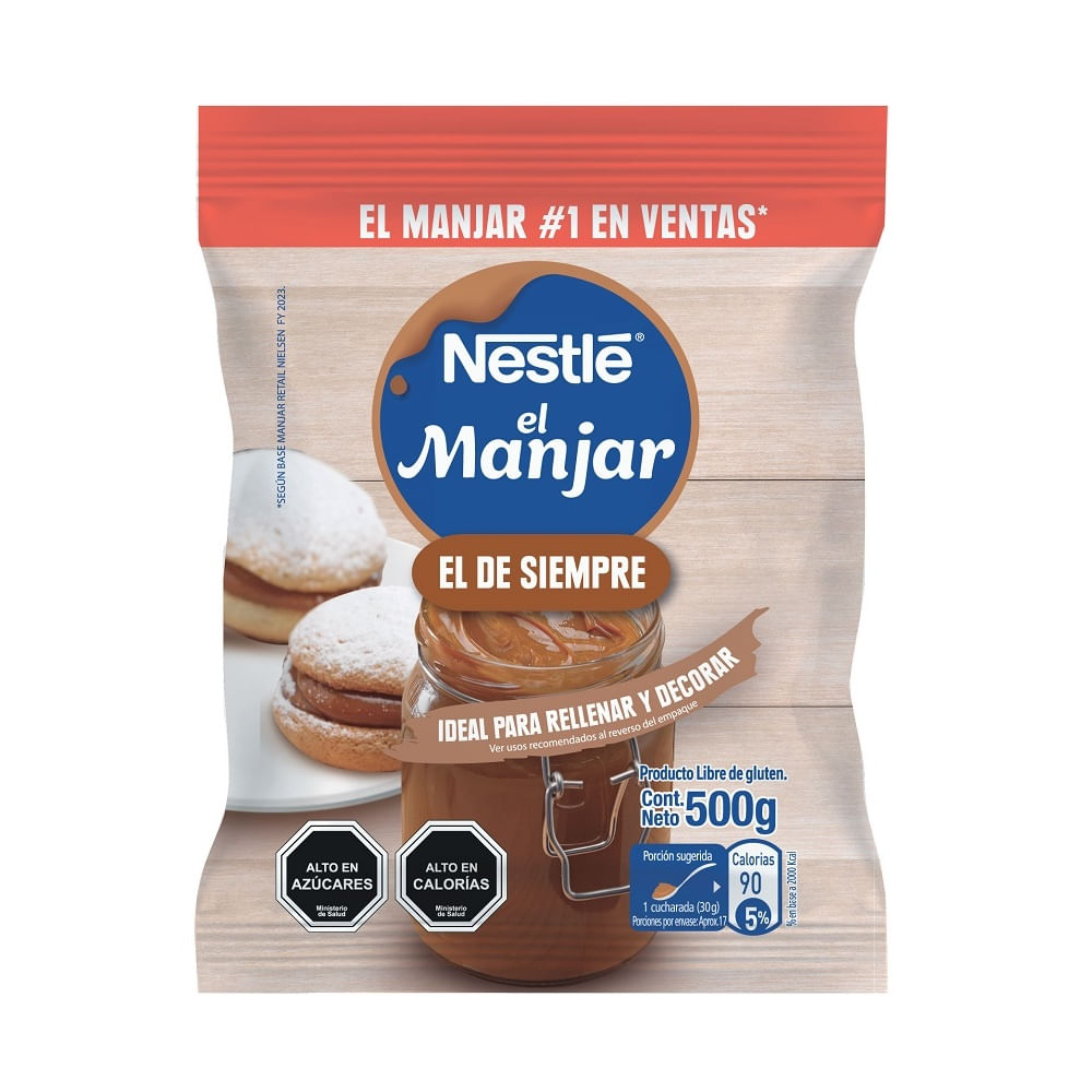 Manjar Nestlé bolsa 500 g Manjar Nestlé bolsa 500 g