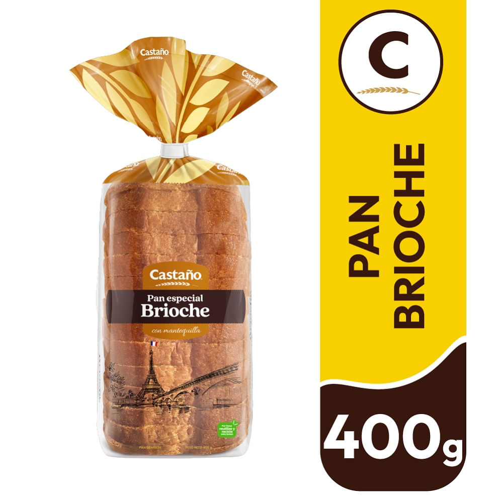 Pan especial Castaño brioche 400 g