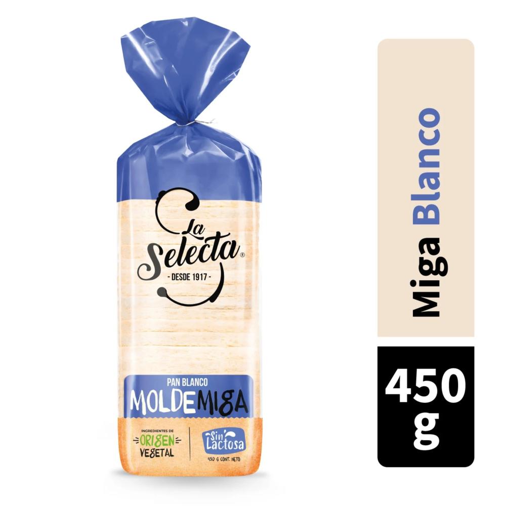 Pan molde La Selecta miga blanco 450 g