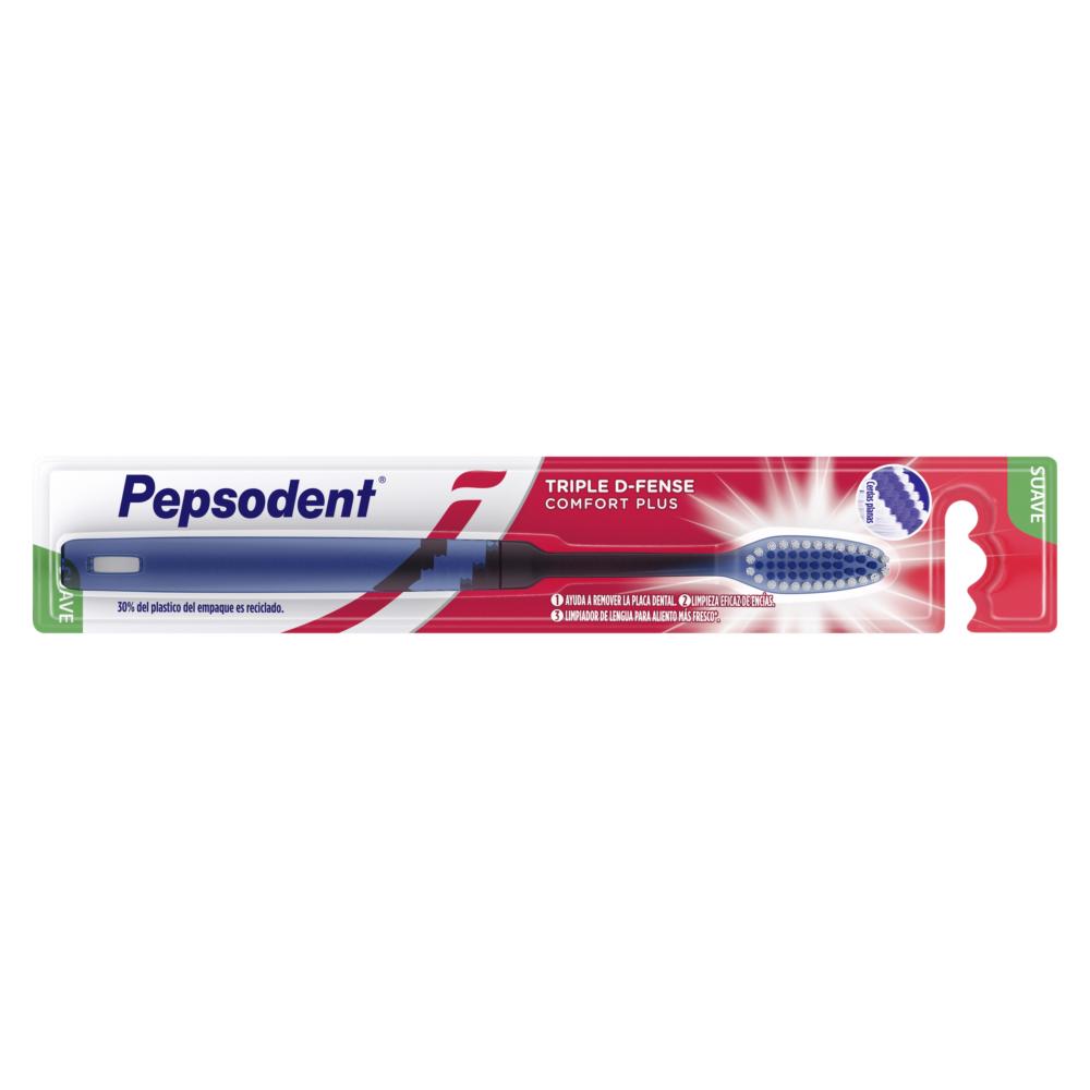 Cepillo dental Pepsodent triple defense suave 1 un Cepillo dental Pepsodent triple defense suave 1 un