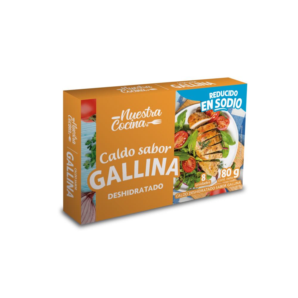 Caldo gallina Nuestra Cocina 8 un de 10 g