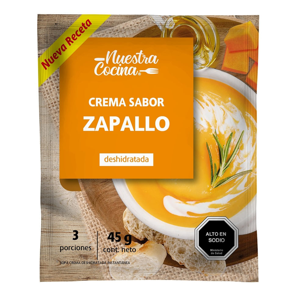 Crema de zapallo Nuestra Cocina 45 g