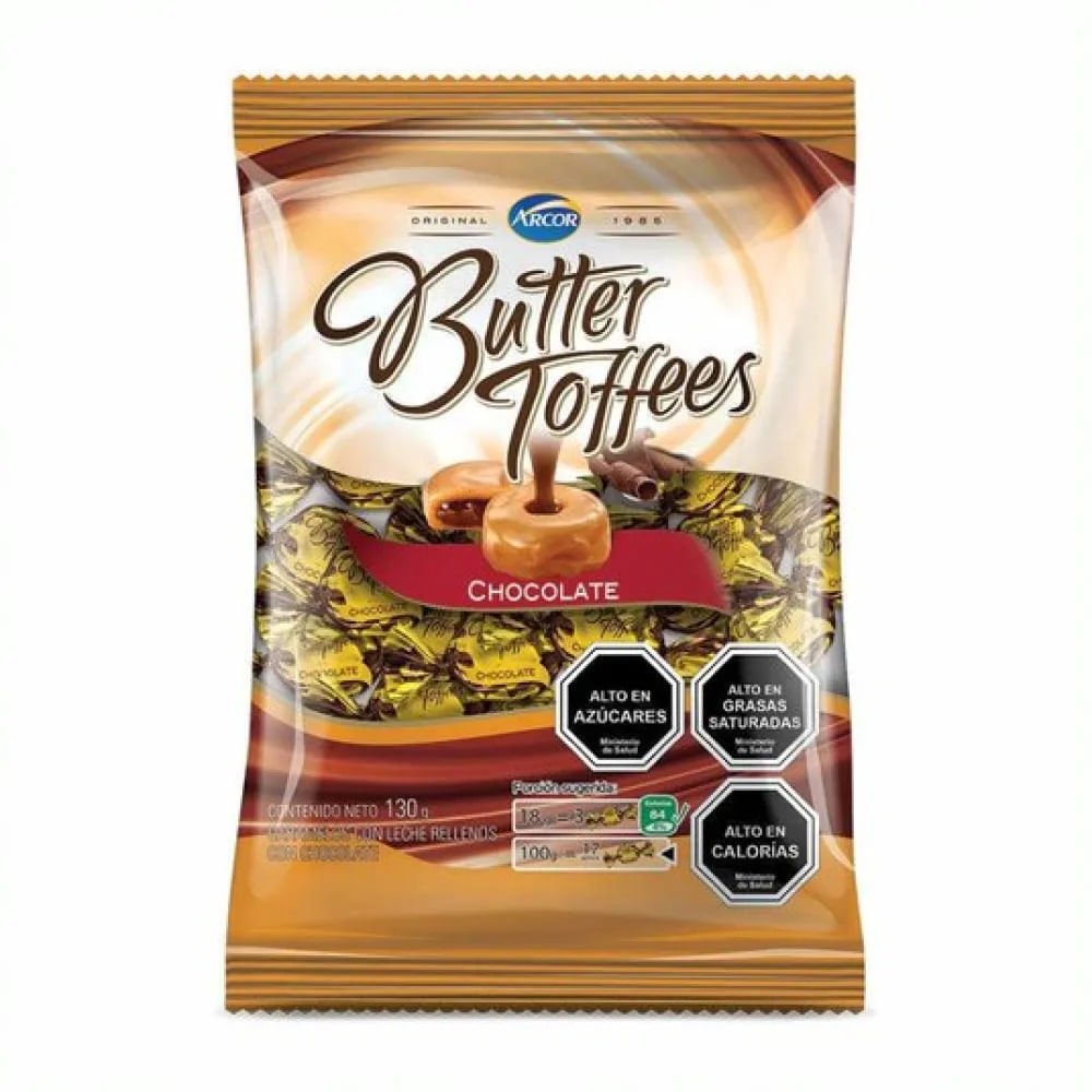 Caramelo Arcor butter toffe chocolate 130 g Caramelo Arcor butter toffe chocolate 130 g