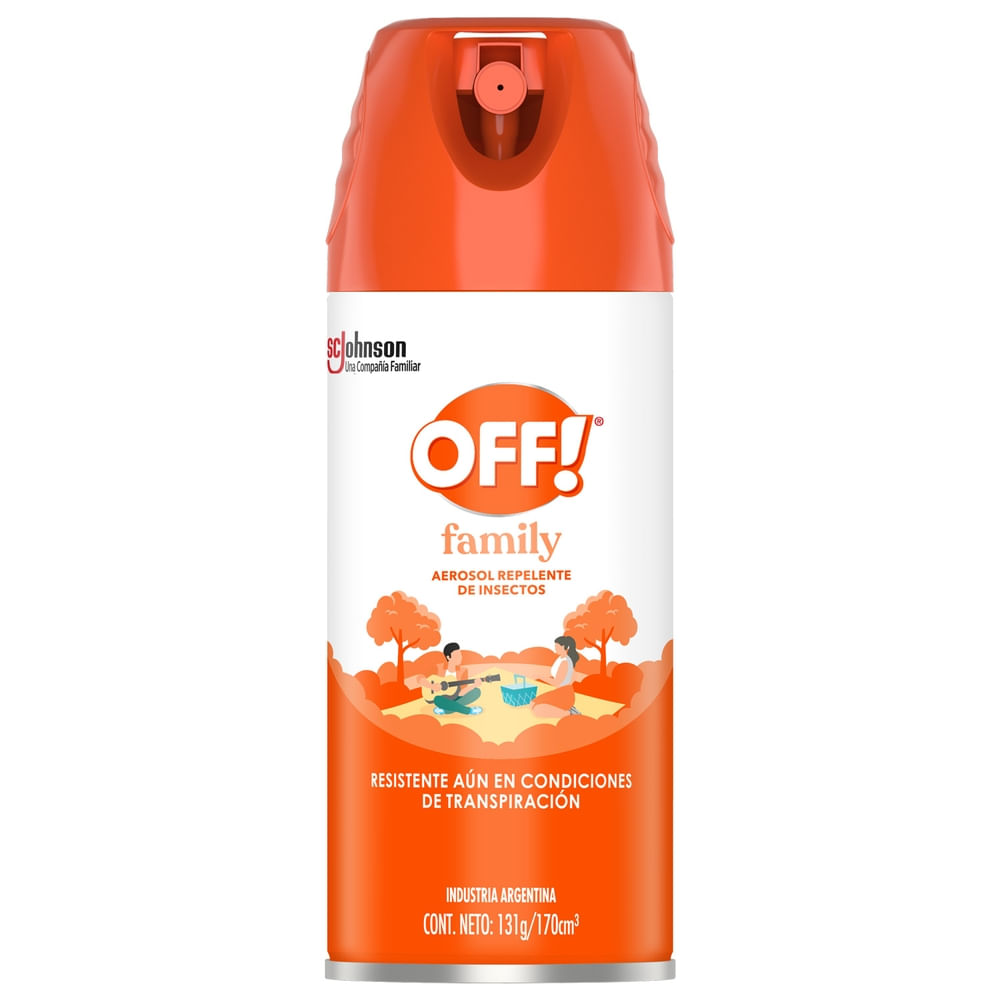 Repelente de insectos Off family aerosol 170 cc Repelente de insectos Off family aerosol 170 cc