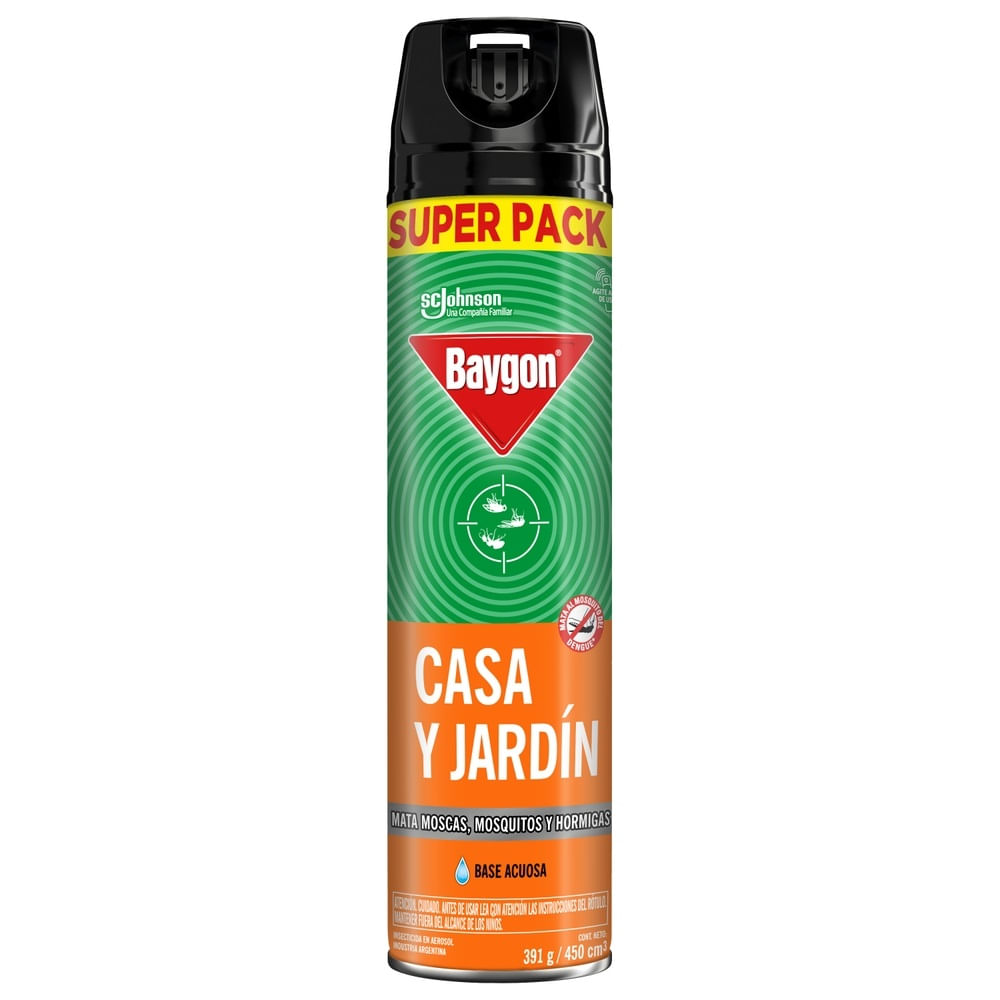 Insecticida Baygon casa y jardín aerosol 450 ml Insecticida Baygon casa y jardín aerosol 450 ml