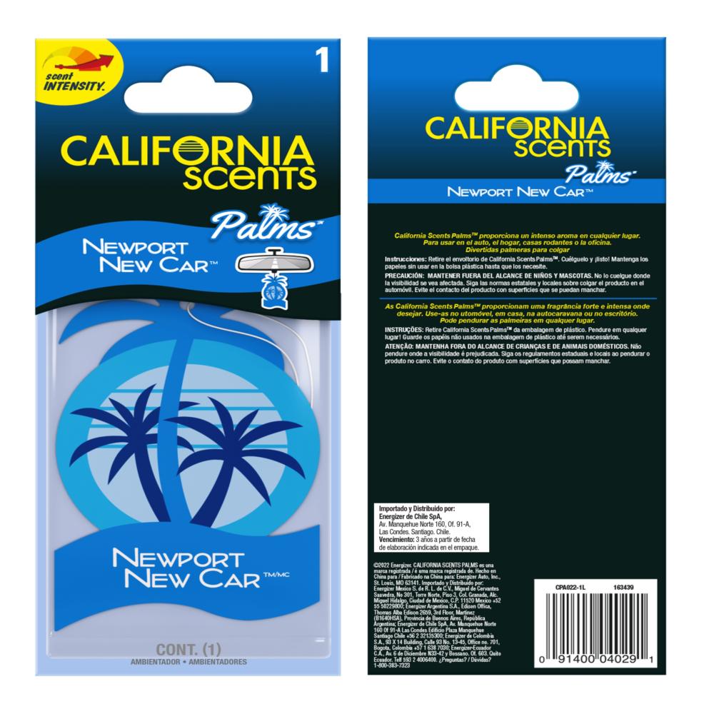 Aromatizante para auto California Scents new car 1 un