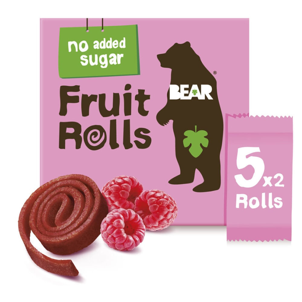 Pack Rollo de fruta yoyo Bear raspberry 5 un de 20 g