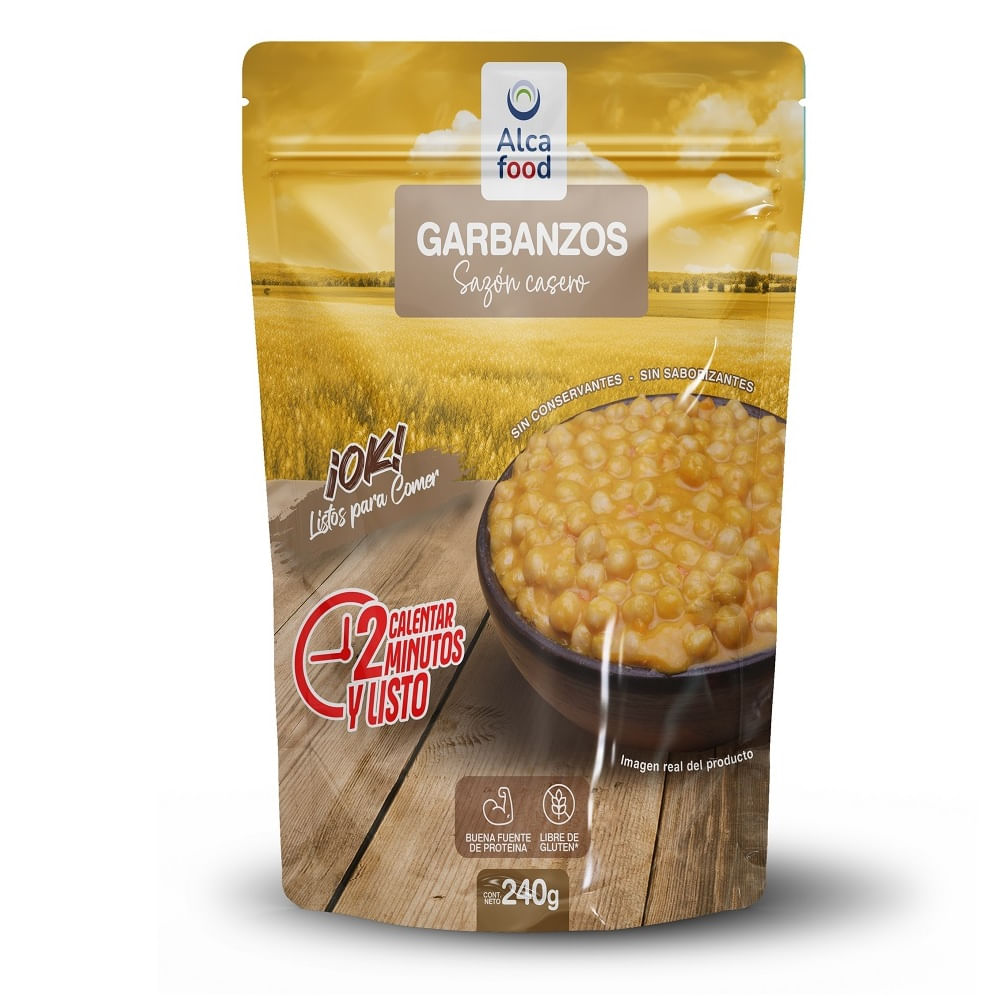 Garbanzos Alcafood listo para servir 240 g