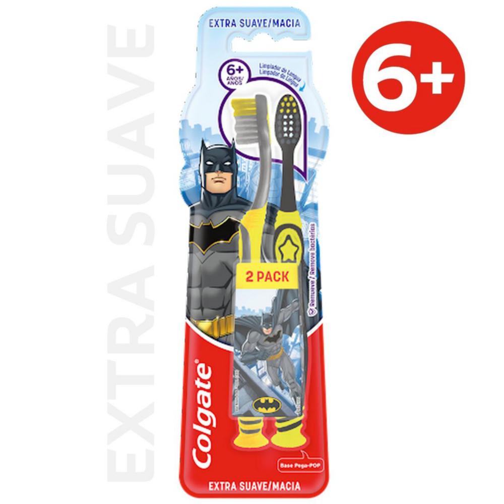 Cepillo de dientes Colgate batman/wonder woman 2 un Cepillo de dientes Colgate batman/wonder woman 2 un
