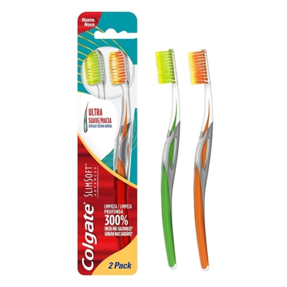 Cepillo de dientes Colgate slim soft ultra suave 2 un Cepillo de dientes Colgate slim soft ultra suave 2 un