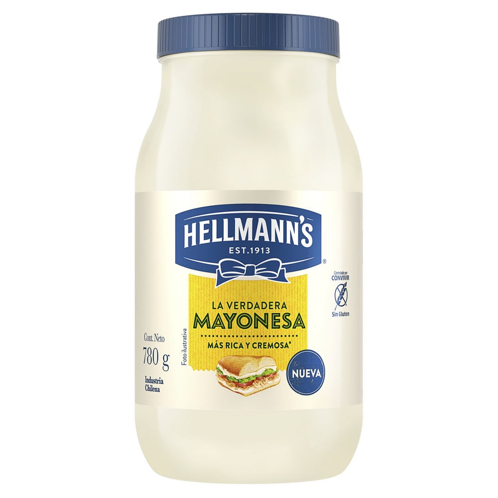 Mayonesa Hellmanns frasco 780 g Mayonesa Hellmanns frasco 780 g