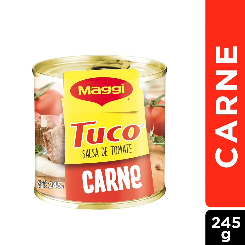 Salsa de tomate Maggi Tuco con carne lata 245 g Salsa de tomate Maggi Tuco con carne lata 245 g