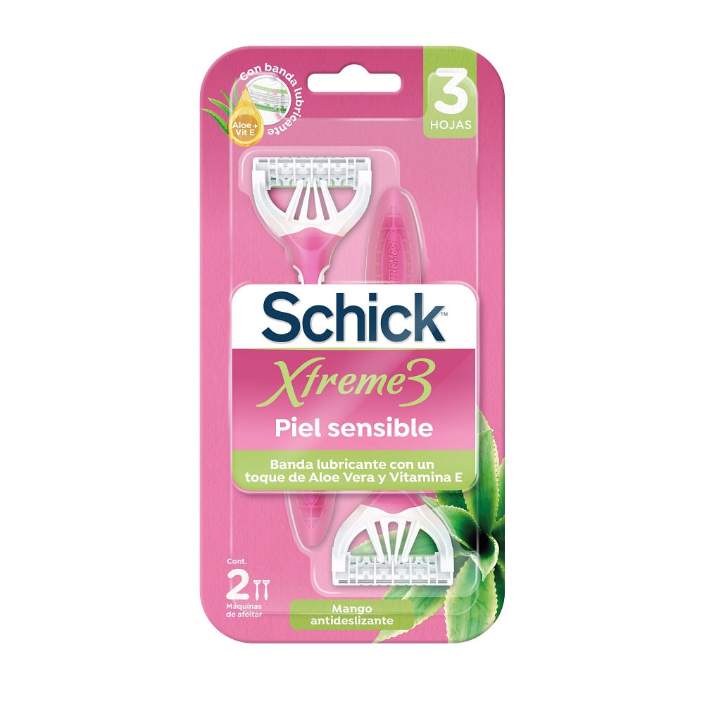 Máquina afeitar Schick xtreme 3 sensitive 2 un Máquina afeitar Schick xtreme 3 sensitive 2 un