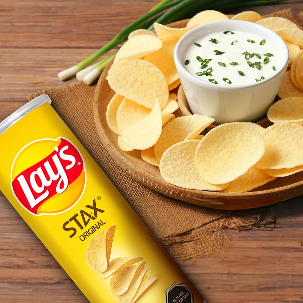 Papas fritas Lay's Stax original lata 134 g Papas fritas Lay's Stax original lata 134 g