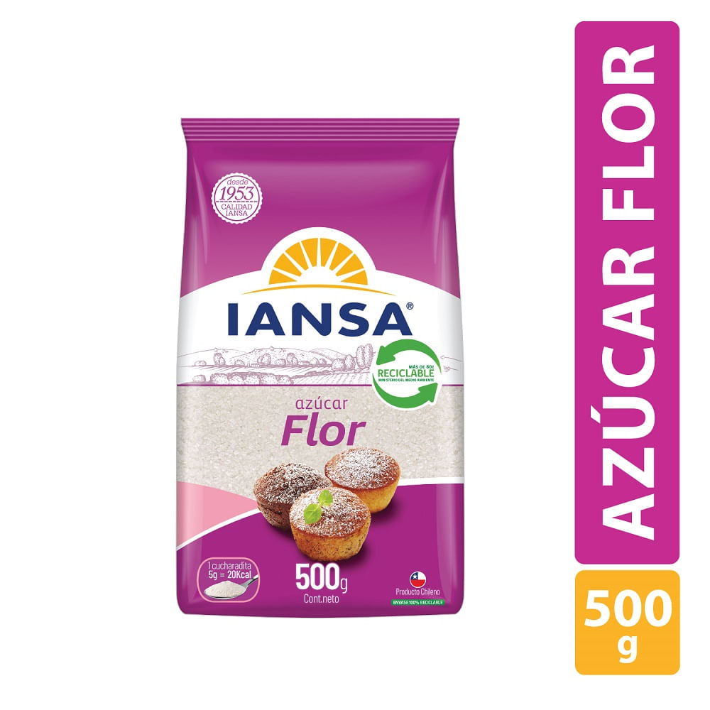 Azúcar flor Iansa 500 g Azúcar flor Iansa 500 g