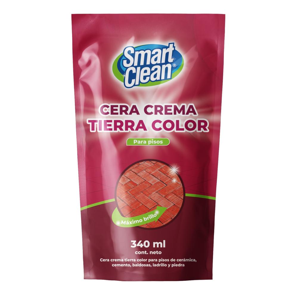 Cera crema Smart Clean tierra color doypack 340 ml