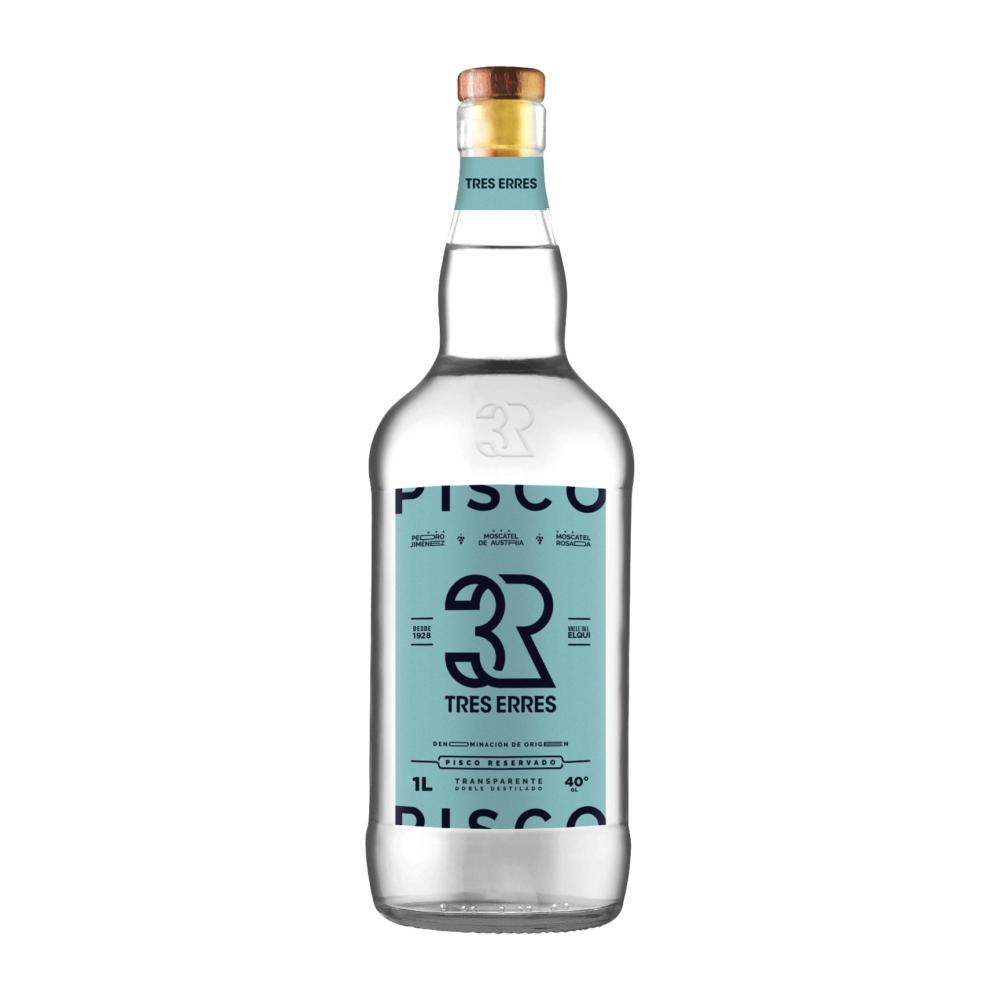 Pisco Tres Erres reservado transparente 1 L