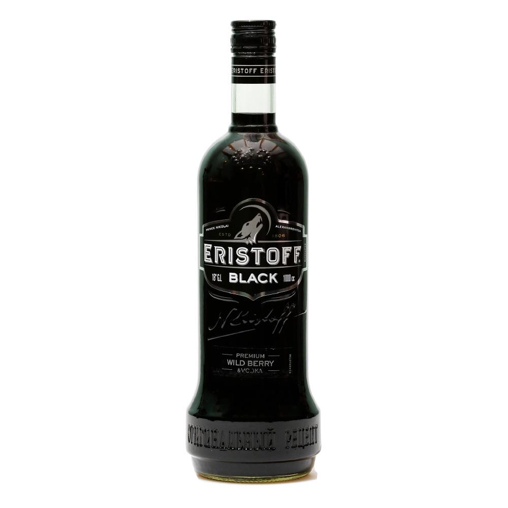 Vodka Eristoff black premium botella 1 L