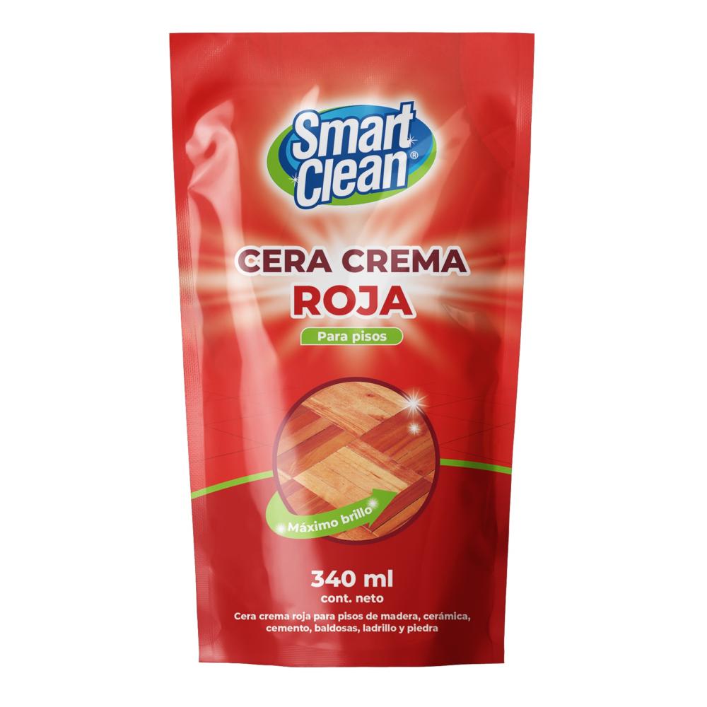Cera crema Smart Clean roja doypack 340 ml